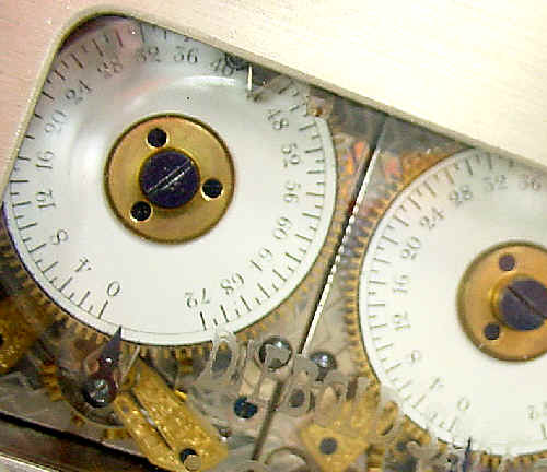 Cannonball Safe time lock closeup